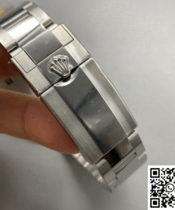 Alternative view of Rolex Cosmograph Daytona M126500LN-0001 VS Factory 4131 Movement Black Bezel