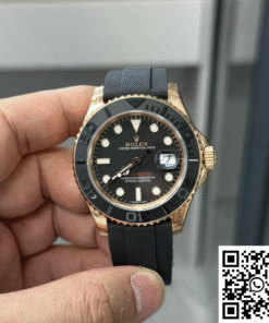 Rolex Yacht Master M126655-0002 VS Factory Rose Gold Black Dial