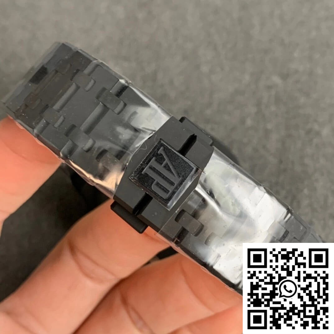 Audemars Piguet Royal Oak 15400 DLC Version ZF Factory Frosted Black Dial Add to Wishlist Compare Audemars Piguet Royal Oak 15400 DLC Version ZF Factory Frosted Black Dial Add to Wishlist Compare - Image 3