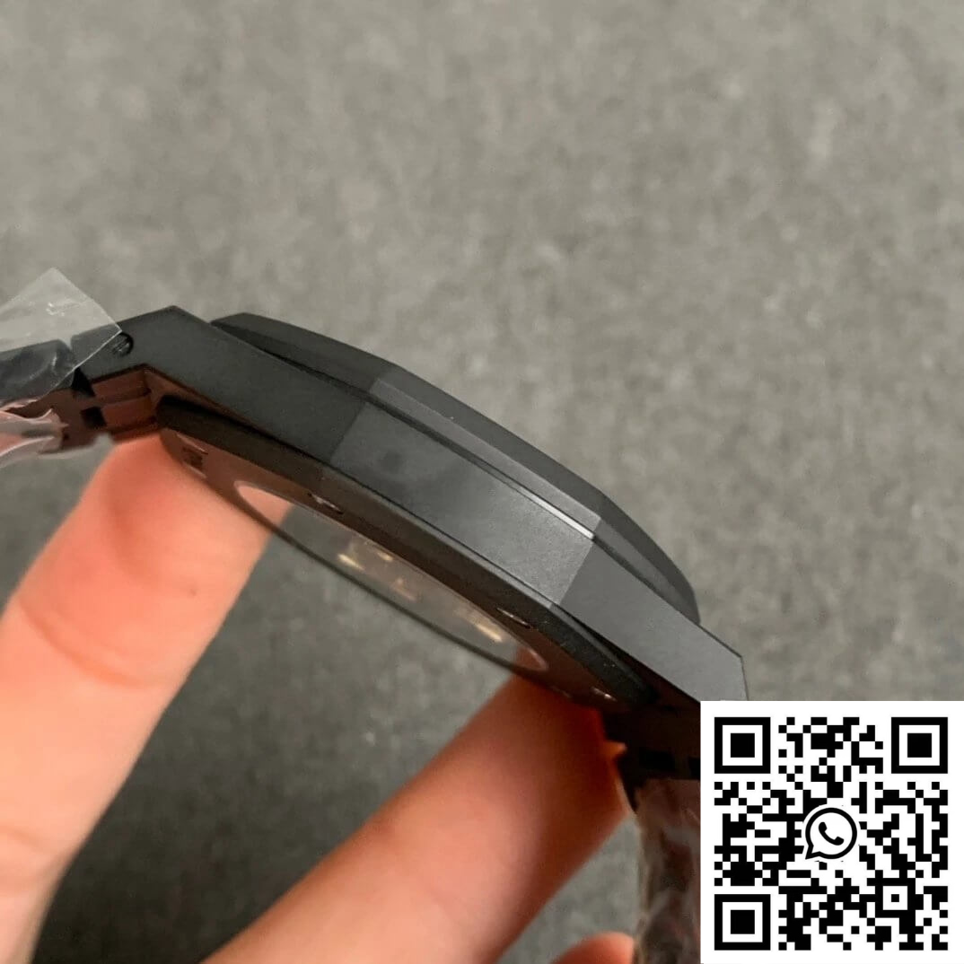 Audemars Piguet Royal Oak 15400 DLC Version ZF Factory Frosted Black Dial Add to Wishlist Compare Audemars Piguet Royal Oak 15400 DLC Version ZF Factory Frosted Black Dial Add to Wishlist Compare - Image 4