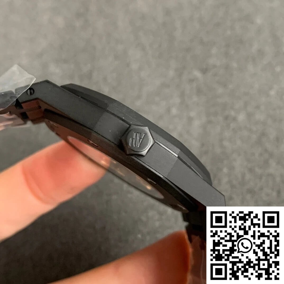 Audemars Piguet Royal Oak 15400 DLC Version ZF Factory Frosted Black Dial Add to Wishlist Compare Audemars Piguet Royal Oak 15400 DLC Version ZF Factory Frosted Black Dial Add to Wishlist Compare - Image 5