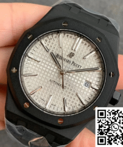 Audemars Piguet Royal Oak 15400 DLC Version ZF Factory White Dial Audemars20Piguet20Royal20Oak201540020DLC20Version20ZF20Factory20White20Dial 3799 768x768 4