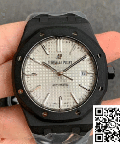 Audemars Piguet Royal Oak 15400 DLC Version ZF Factory White Dial