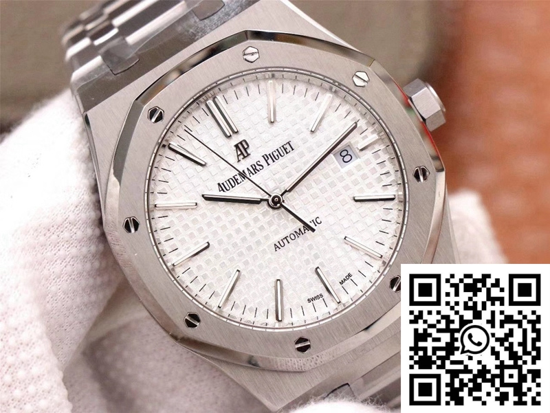 Audemars Piguet Royal Oak 15400ST.OO.1220ST.02 ZF Factory White Dial Audemars Piguet Royal Oak 15400ST.OO.1220ST.02 ZF Factory White Dial - Image 5