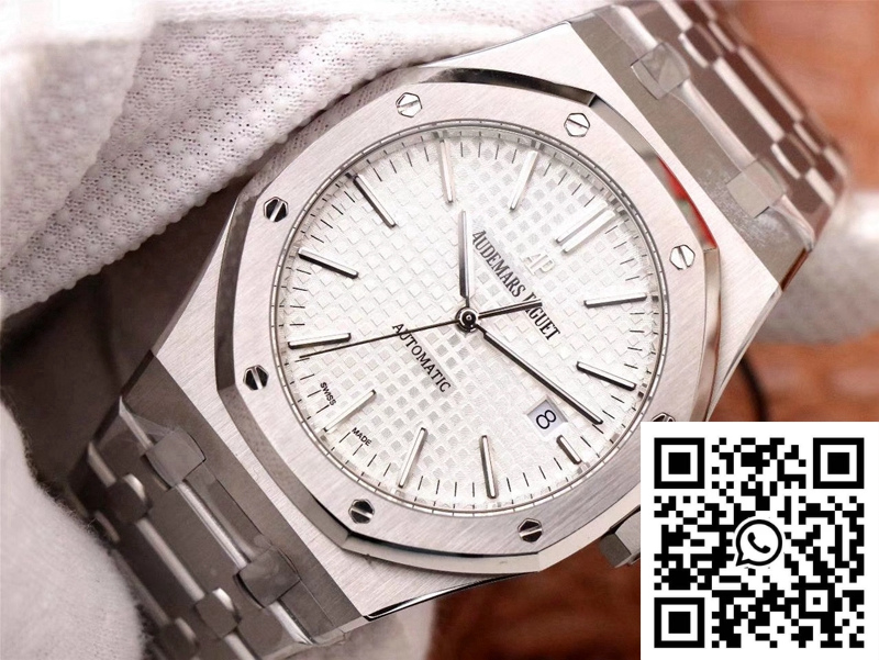 Audemars Piguet Royal Oak 15400ST.OO.1220ST.02 ZF Factory White Dial Audemars Piguet Royal Oak 15400ST.OO.1220ST.02 ZF Factory White Dial - Image 6