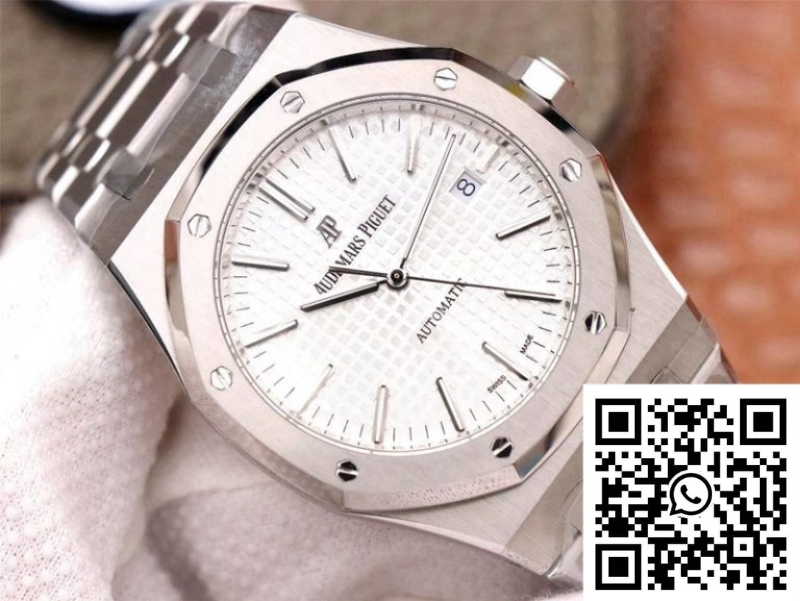 Audemars Piguet Royal Oak 15400ST.OO.1220ST.02 ZF Factory White Dial Audemars Piguet Royal Oak 15400ST.OO.1220ST.02 ZF Factory White Dial - Image 8