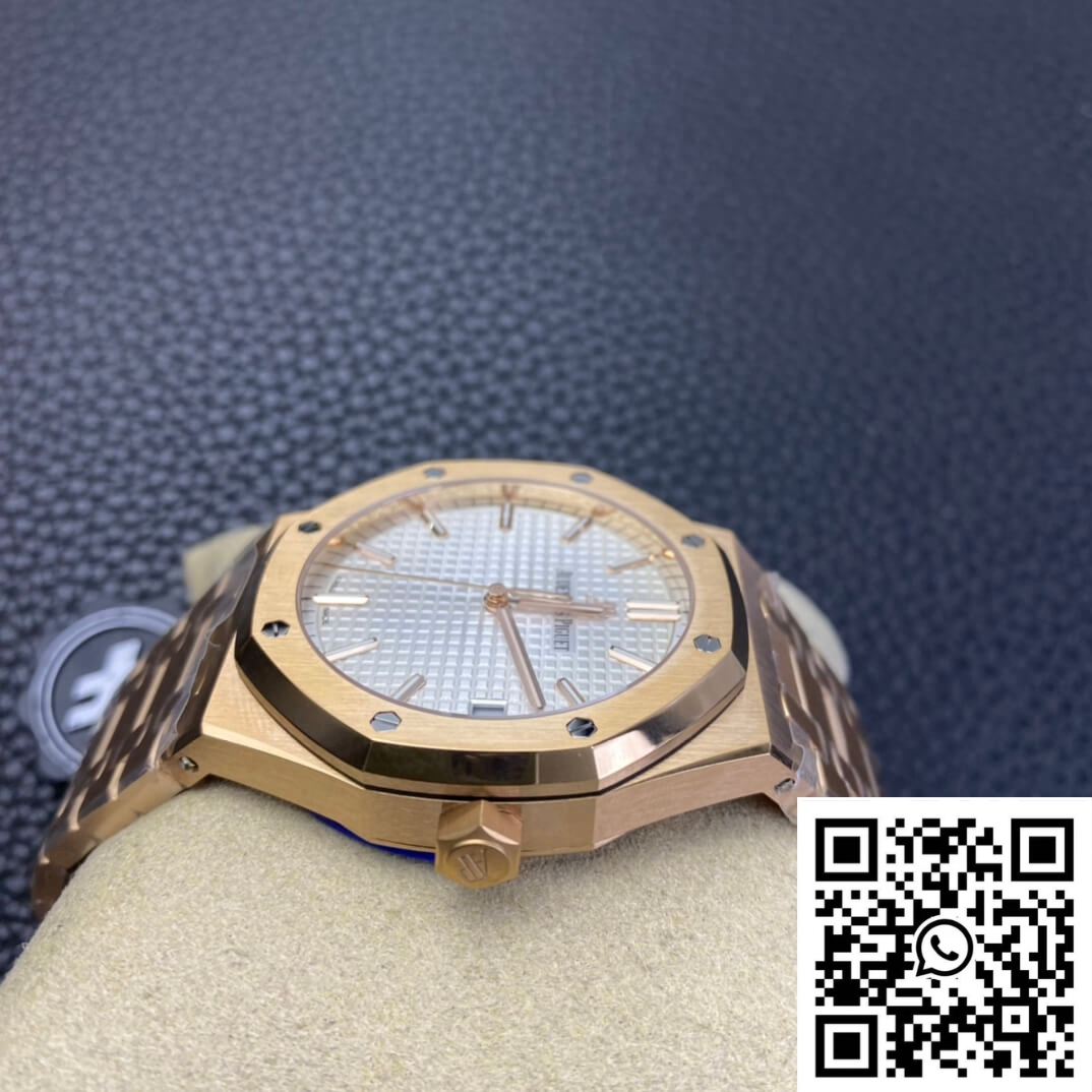 Audemars Piguet Royal Oak 15500 ZF Factory Rose Gold Version White Dial Audemars Piguet Royal Oak 15500 ZF Factory Rose Gold Version White Dial - Image 5