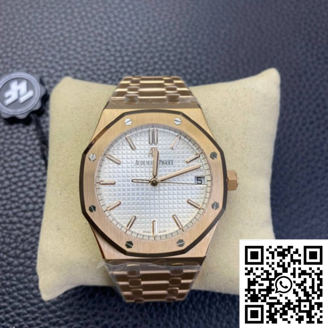 Audemars Piguet Royal Oak 15500 ZF Factory Rose Gold Version White Dial Audemars Piguet Royal Oak 15500 ZF Factory Rose Gold Version White Dial