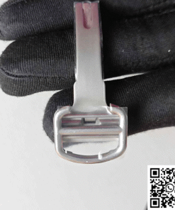 Ballon Bleu De Cartier 33MM W4BB0015 AF Factory Diamond-set Bezel Polished stainless steel bracelet and deployment clasp on the AF Factory Cartier W4BB0015.