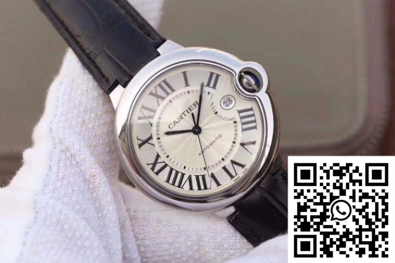 Ballon Bleu De Cartier 42MM W6901351 V9 Factory Silver Dial Ballon Bleu De Cartier 42MM W6901351 V9 Factory Silver Dial - Image 4