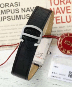 Cartier Tank CRWSTA0053 AF Factory 31mm Stainless Steel White Dial Black Band Cartier Tank CRWSTA0053 AF Factory 31mm Stainless Steel White Dial Black Band 9 4