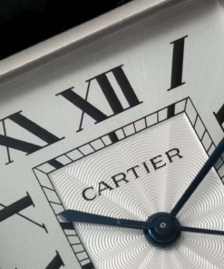 Alternative view of Cartier Tank CRWSTA0053 AF Factory 31mm Stainless Steel White Dial Black Band
