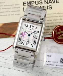 Cartier Tank CRWSTA0053 AF Factory 31mm Stainless Steel White Dial