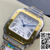 Cartier20De20Santos20W2SA00162035MM20BV20Factory20White20Dial 2918 3