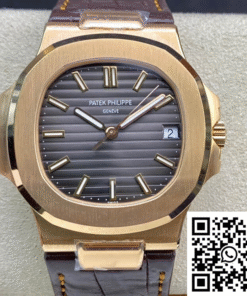 Patek Philippe Nautilus 5711R 3K Factory Rose Gold Grey Dial