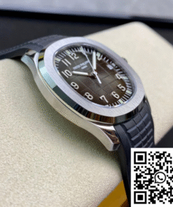 Alternative view of Patek Philippe Aquanaut 5167A-001 3K Factory Black Strap