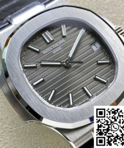 Alternative view of Patek Philippe Nautilus 5711G-001 3K Factory Grey Dial