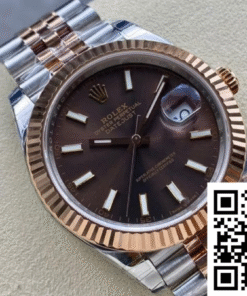 Alternative view of Rolex Datejust M126331-0002 VS Factory Rose Gold