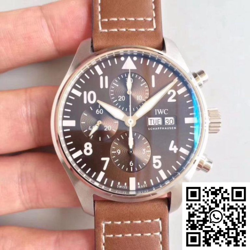 IWC Pilot Chronograph Edition Le Petit Prince IW377713 ZF Factory Chocolate Dial Brown dial IWC Pilot Chronograph watch