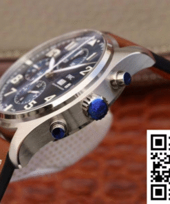 IWC Pilot Chronograph Edition Le Petit Prince IW377714 ZF Factory Blue Dial IWC Pilot's watch side veiw