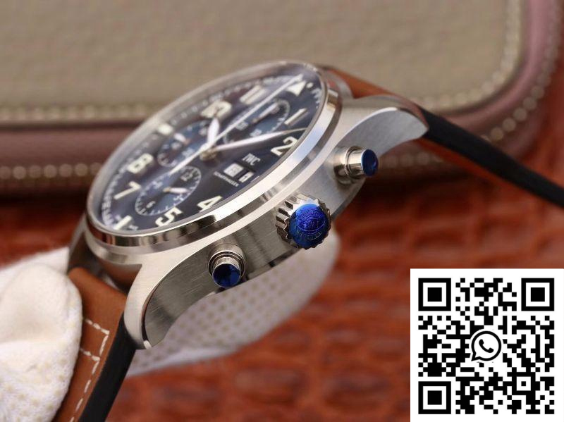 IWC Pilot Chronograph Edition Le Petit Prince IW377714 ZF Factory Blue Dial IWC Pilot's watch side veiw