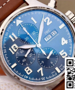 IWC Pilot Chronograph Edition Le Petit Prince IW377714 ZF Factory Blue Dial IWC Pilot's watch blue dial front veiw