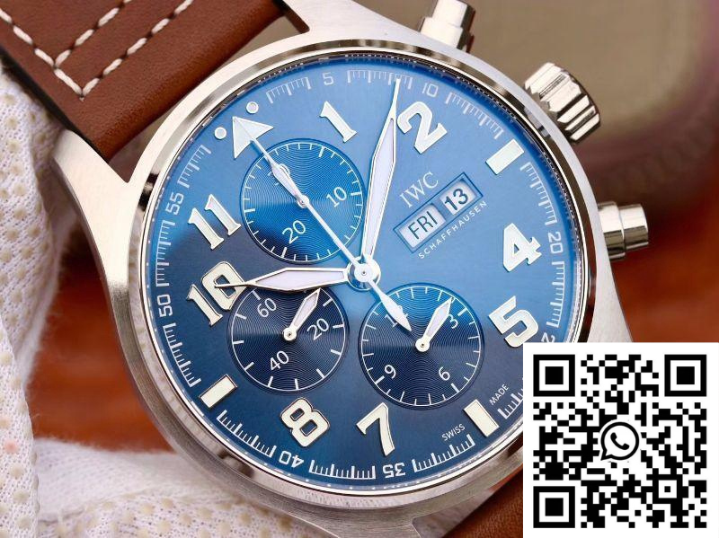 IWC Pilot Chronograph Edition Le Petit Prince IW377714 ZF Factory Blue Dial IWC Pilot's watch blue dial front veiw