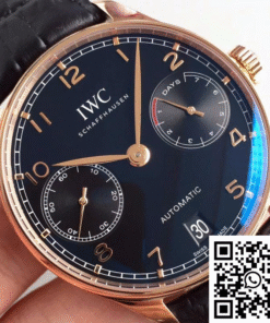 IWC Portugieser Automatic 7-Day IW500701 ZF Factory black dial