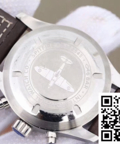 IWC Pilot Spitfire Chronograph IW387903 ZF Factory black dial.